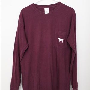 VS maroon long sleeve